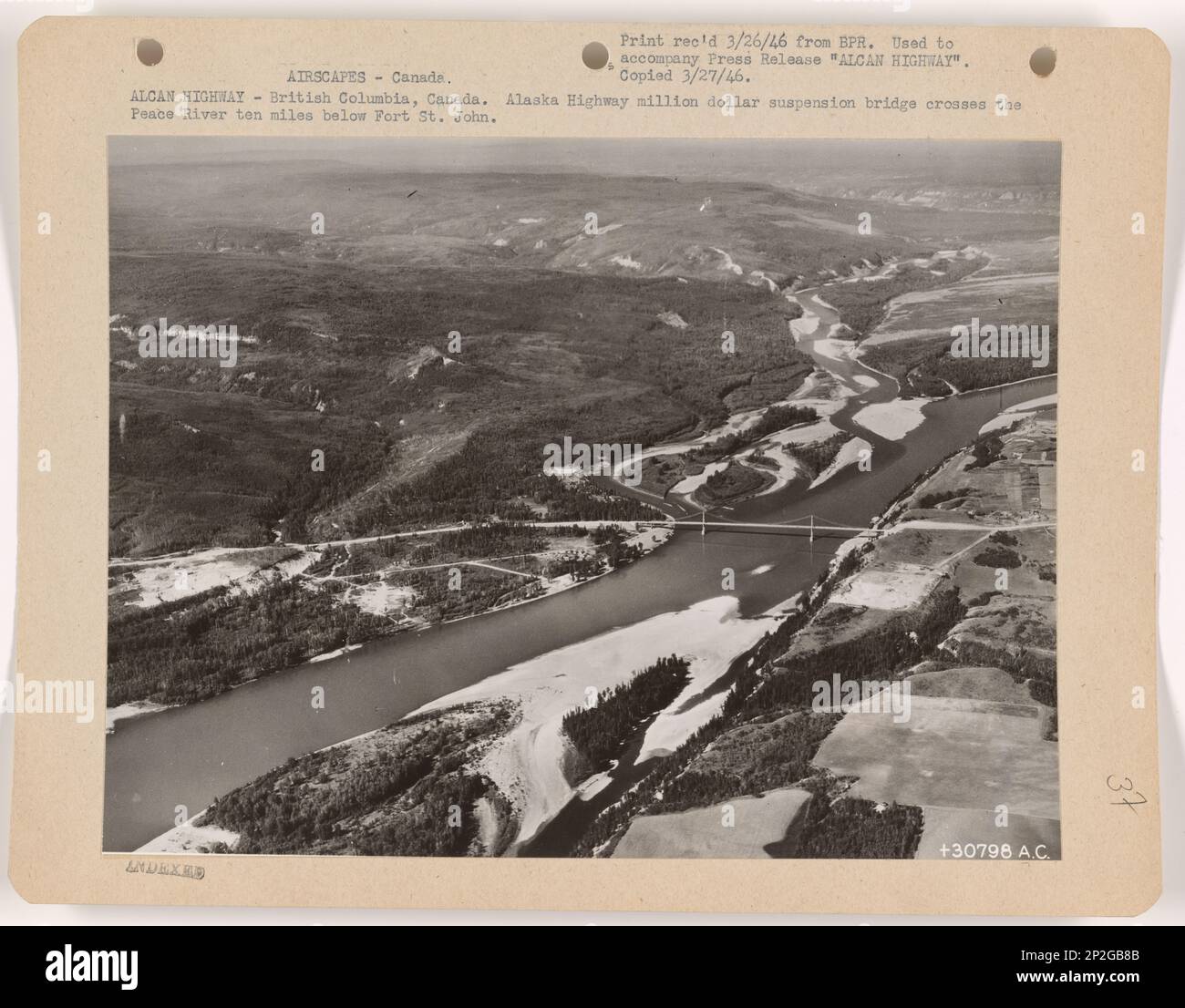 Alcan highway aerial hi-res stock photography and images - Alamy