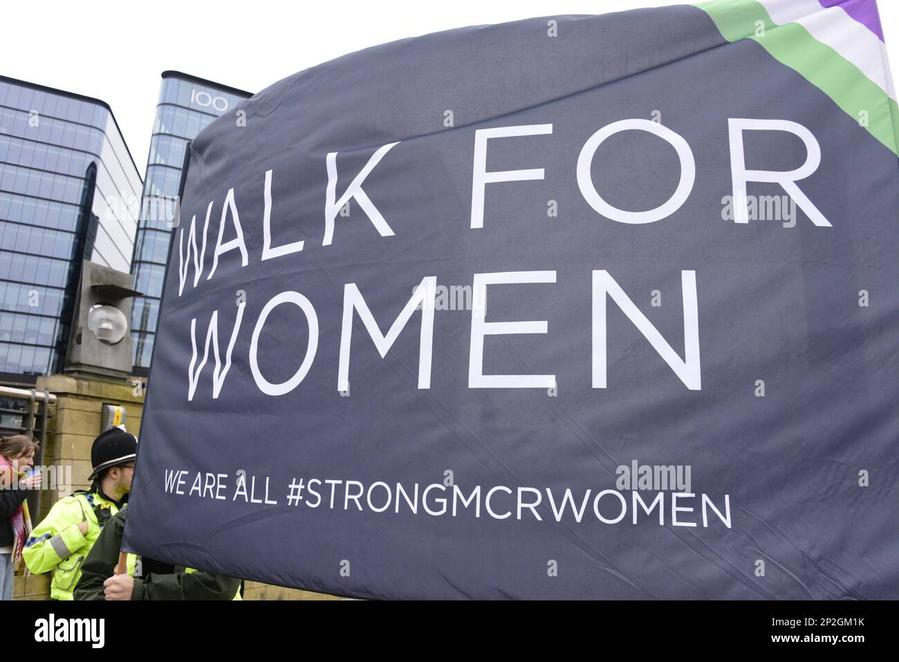 Manchester, UK, 4th March, 2023. Walk for Women celebrates the forthcoming International Women’s Day 2023, Manchester, UK. This year’s global theme: ‘Embrace Equity’ focusses on how people can create an inclusive world. This event is organised by Manchester City Council and is part of Manchester’s International Women’s Day celebrations which will take place across the city in March.  This is the sixth year the Council has held the Walk for Women. International Women’s Day, celebrated globally, is on Wednesday 8th March. Credit: Terry Waller/Alamy Live News Stock Photo