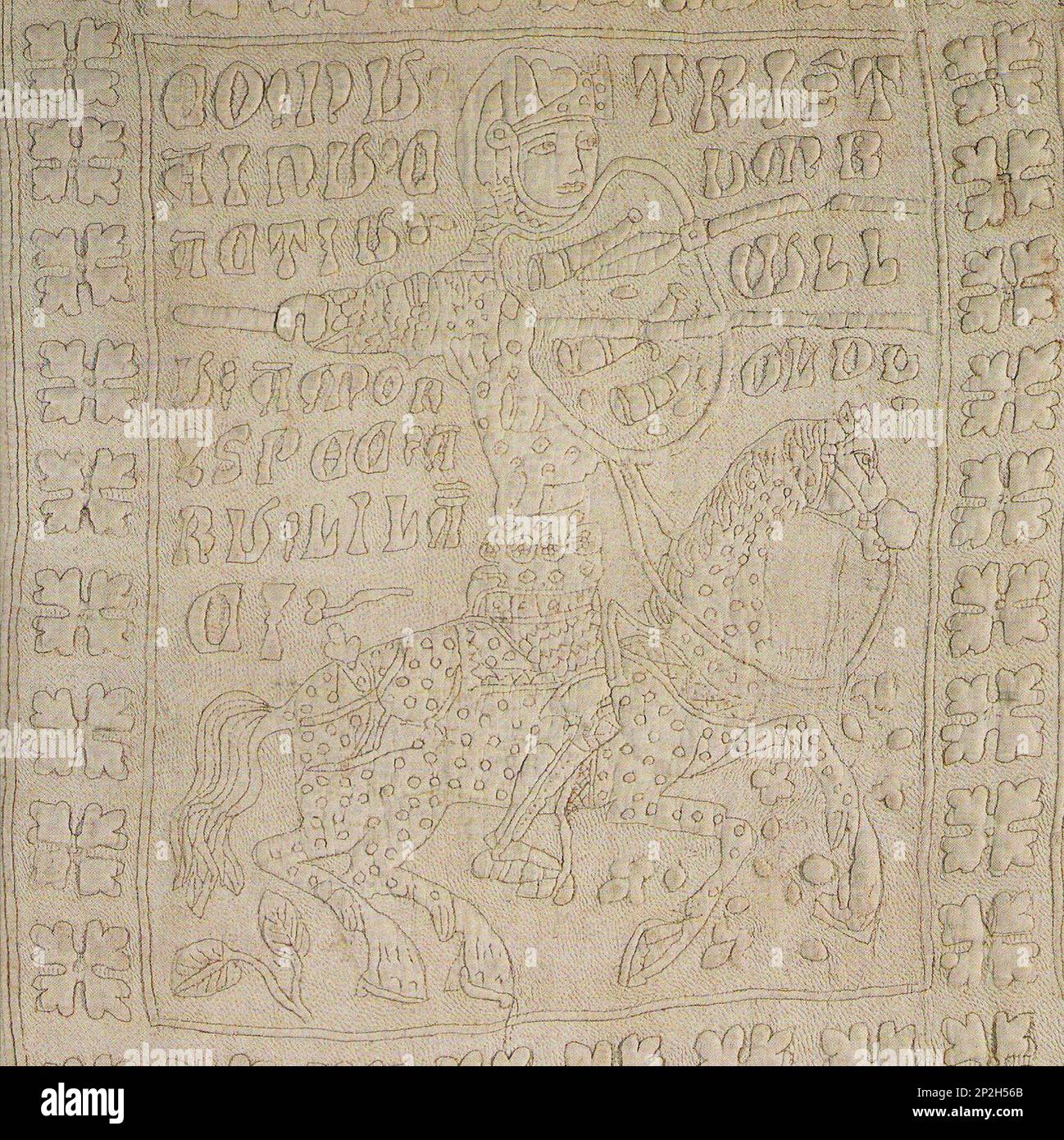 Guicciardini Quilt or Tristan and Isolde Quilt (Detail), Second Half of