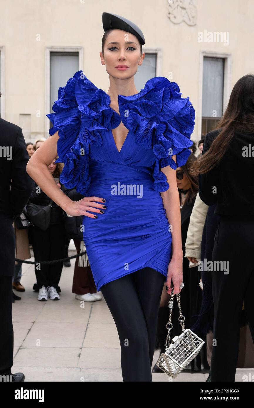 Sabina Jakubowicz attends the Elie Saab Womenswear Fall Winter 2023