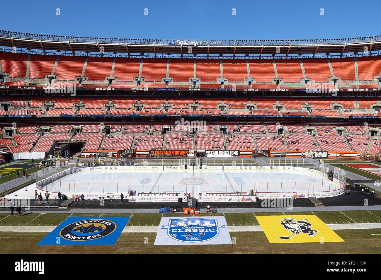 CLEVELAND, OH MARCH 04 A general view of FirstEnergy Stadium prior