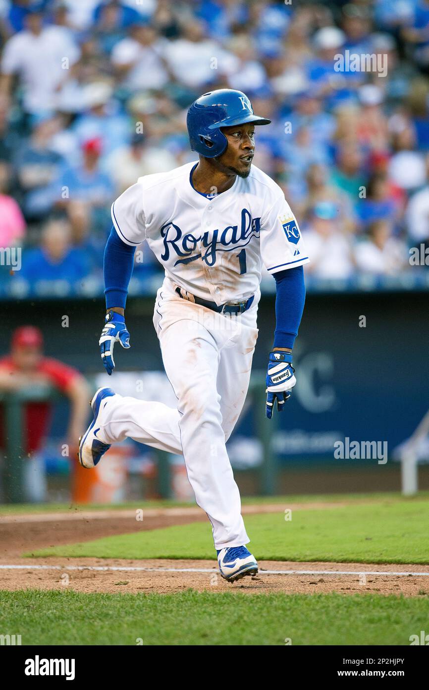 This is a 2015 photo of Jarrod Dyson of the Kansas City Royals