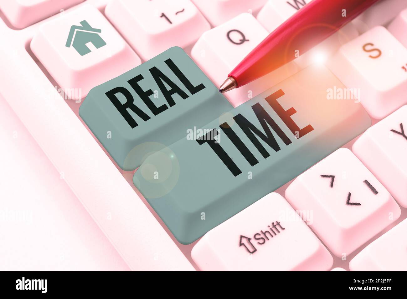 Real Time Sign In Sign displaying Real Time. Business showcase the actual time during ...
