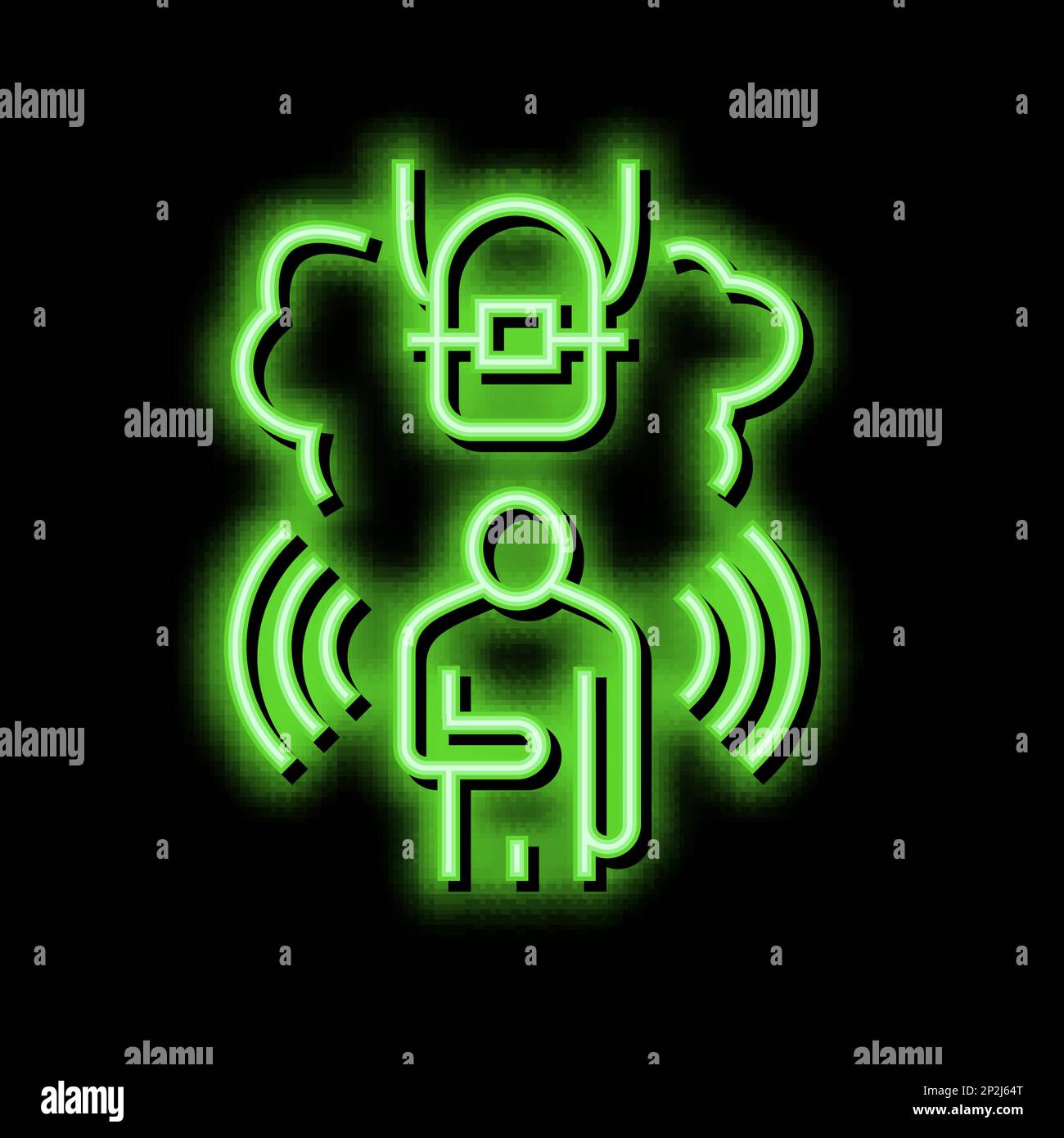 fear tooth braces neon glow icon illustration Stock Vector Image & Art ...