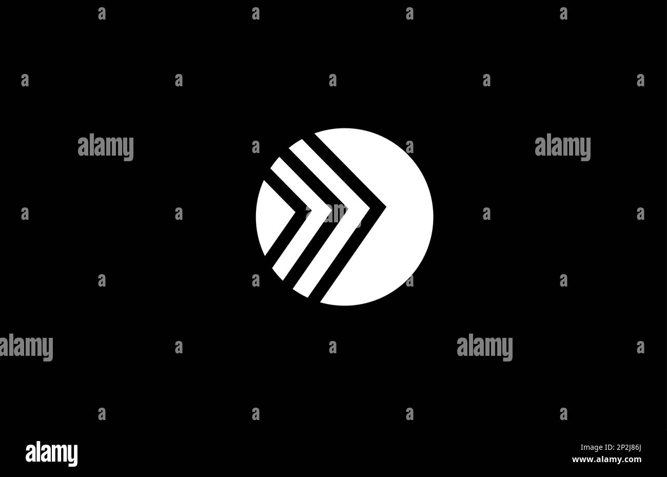 O alphabet letter logo icon design with geometric lines. Creative ...
