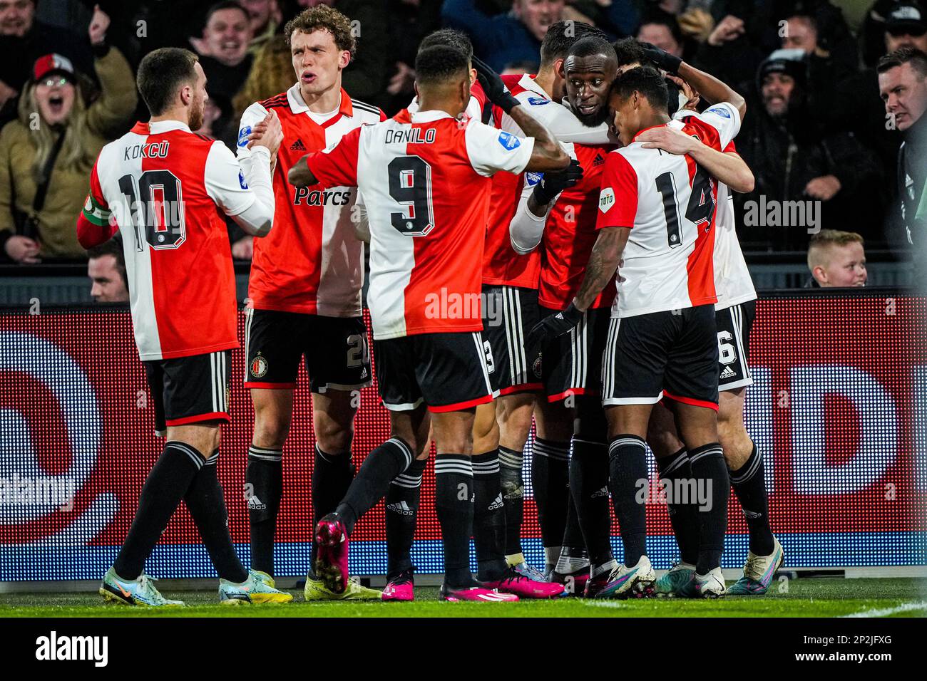 Rotterdam - Oussama Idrissi of Feyenoord scores the 1-0 during the ...