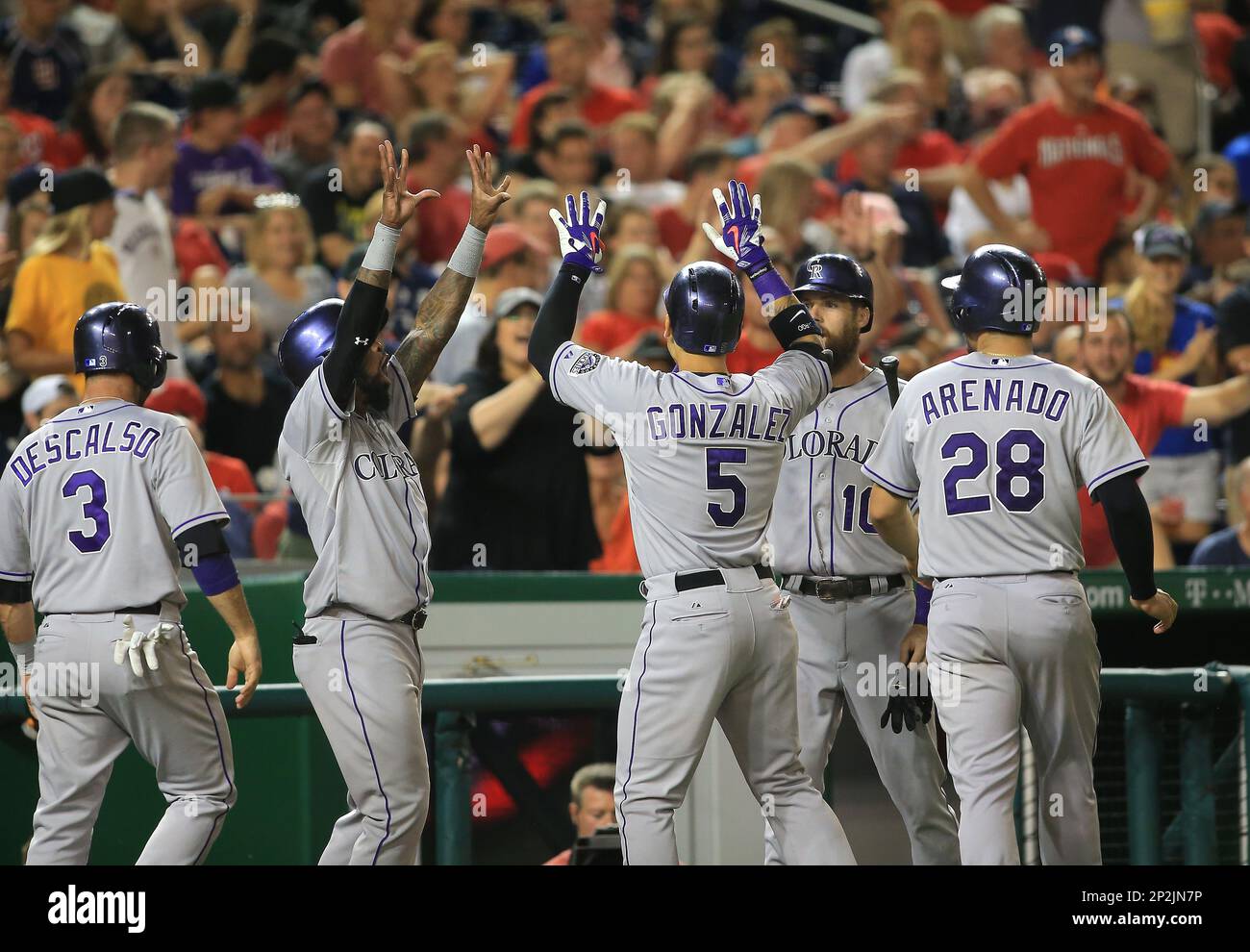 MLB: AUG 05 Nationals at Rockies