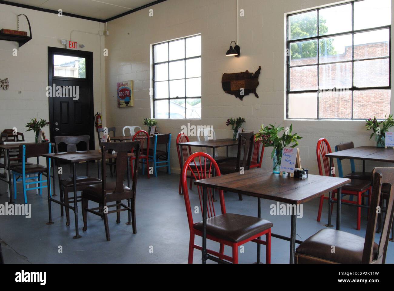 This photo taken July 28, 2015, shows the interior of The Black Sheep