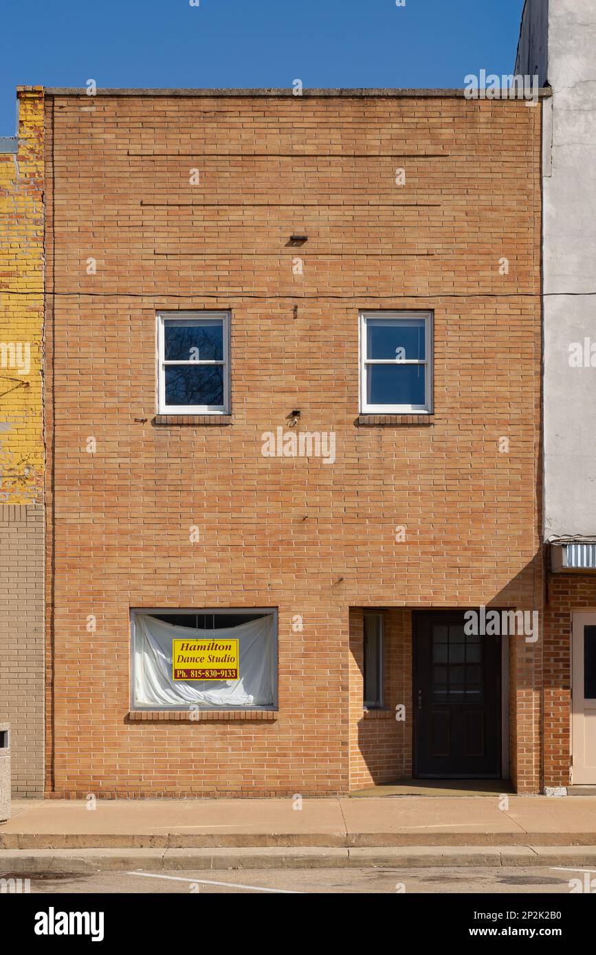 Tonica, Illinois United States March 1st, 2023 Downtown building