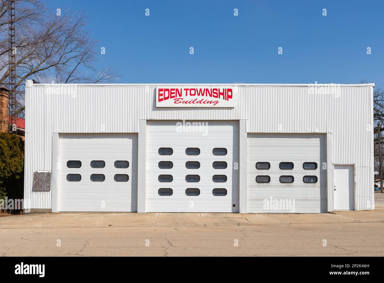 Tonica, Illinois United States March 1st, 2023 Downtown building
