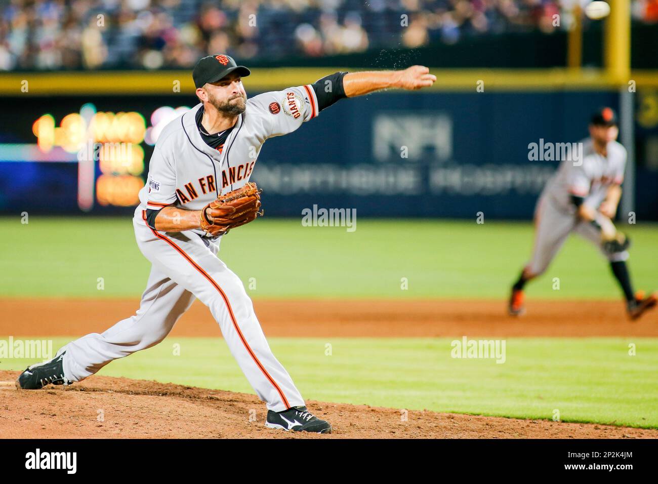 August 4, 2015: San Francisco Giants Pitcher Jeremy Affeldt (41) [1945 ...