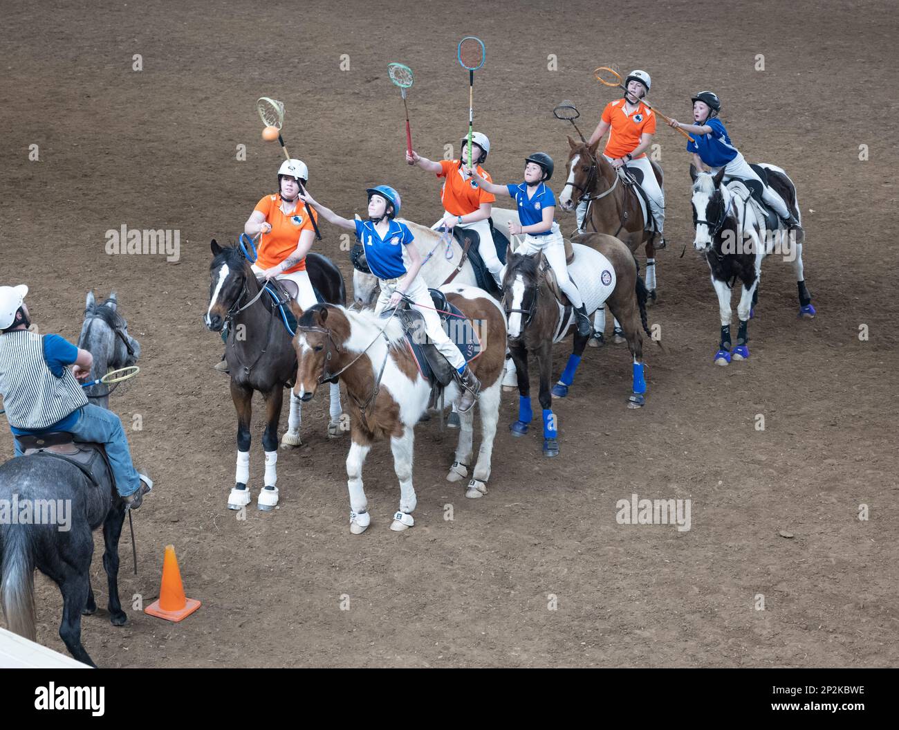 Harrisburg, Pennsylvania, USA. 4th Mar, 2023. Girls play an exhibition