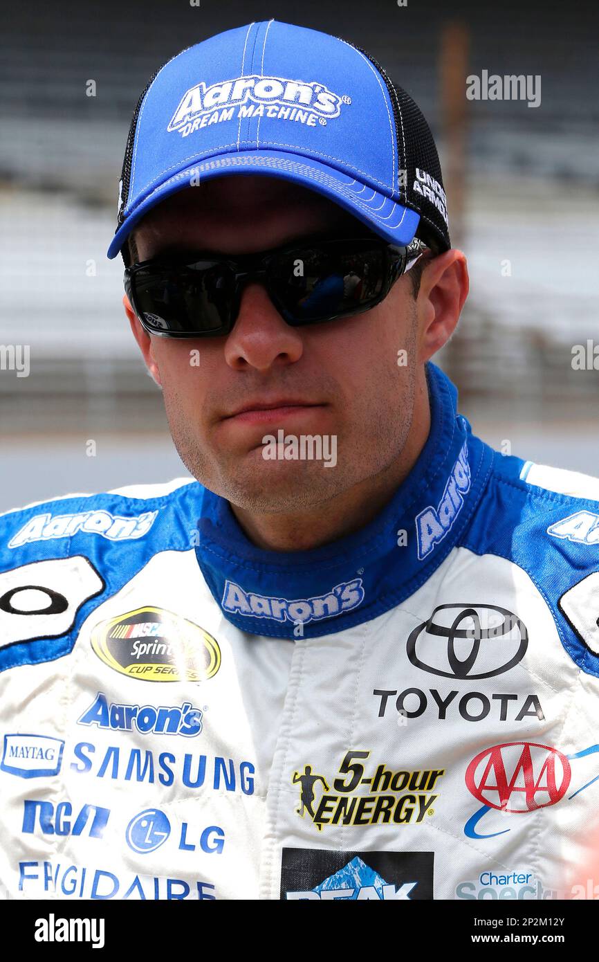 David Ragan during qualifying for the NASCAR Brickyard 400 auto race at ...