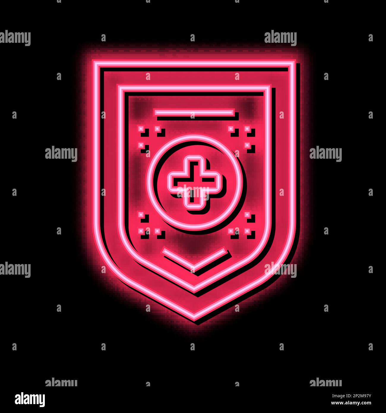 medical health protection color icon vector illustration Stock Vector ...