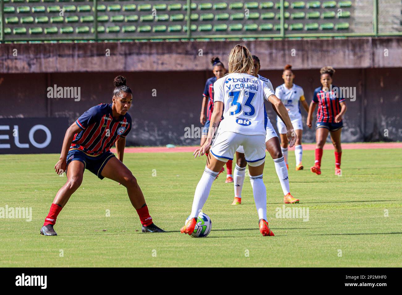 Salvador, Brazil. 04th Mar, 2023. In the photo, the game between Bahia