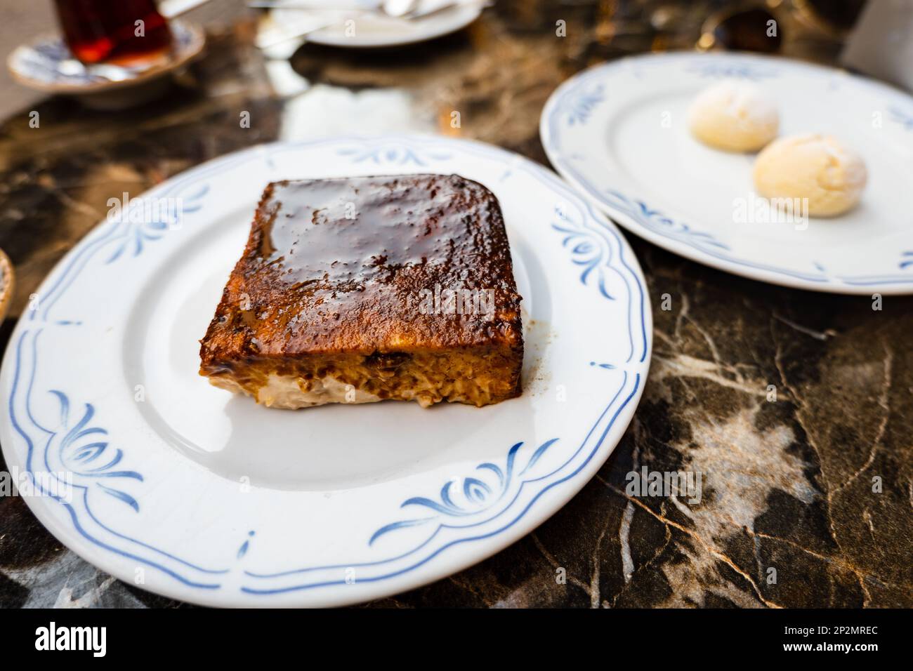 Kazandibi, a Turkish dessert and type of caramelized milk pudding