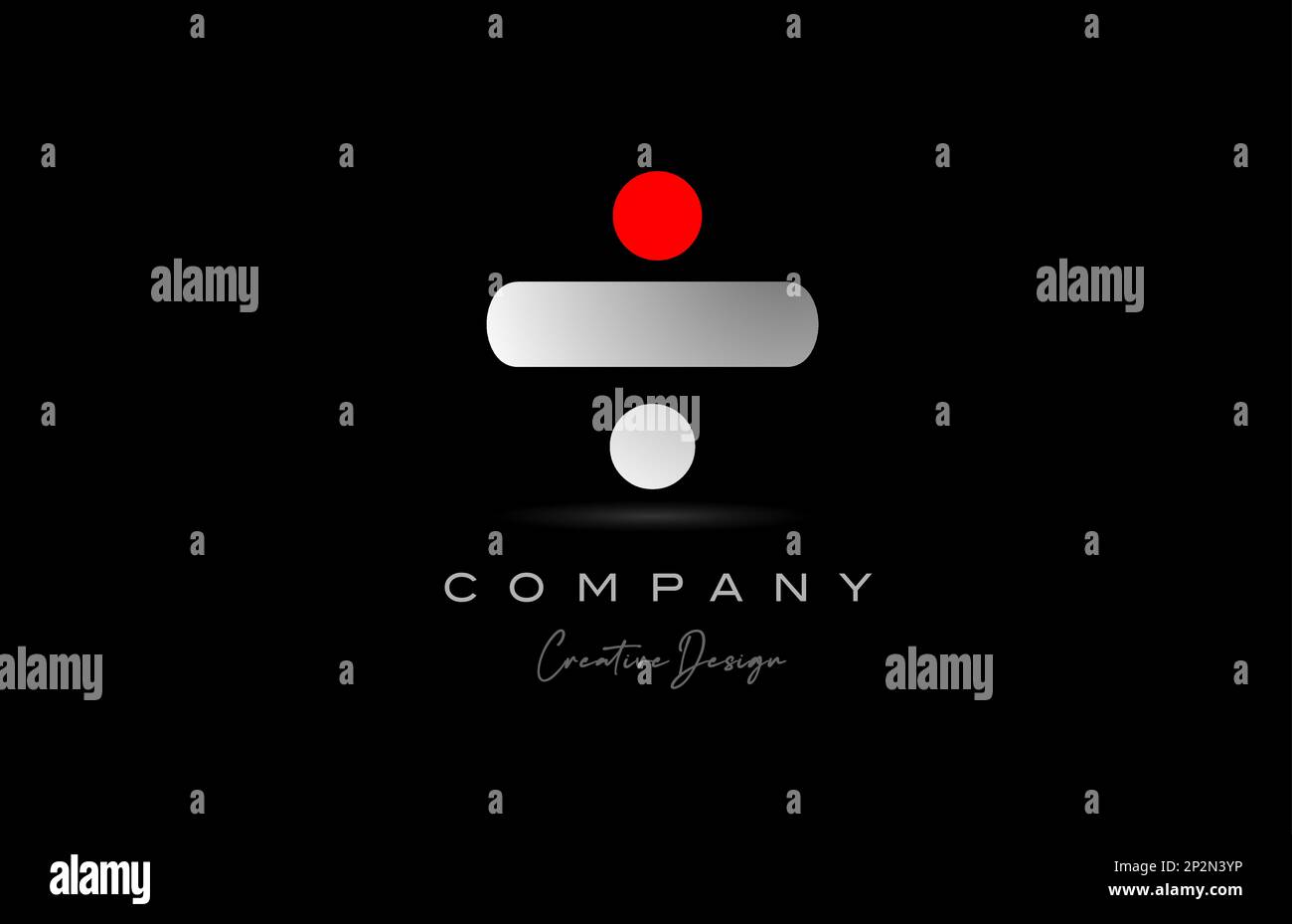 red grey T alphabet letter logo icon design with dot. Creative polygon ...