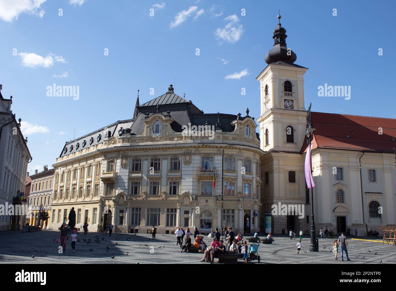 Around the town of Sibiu, Romania Stock Photo