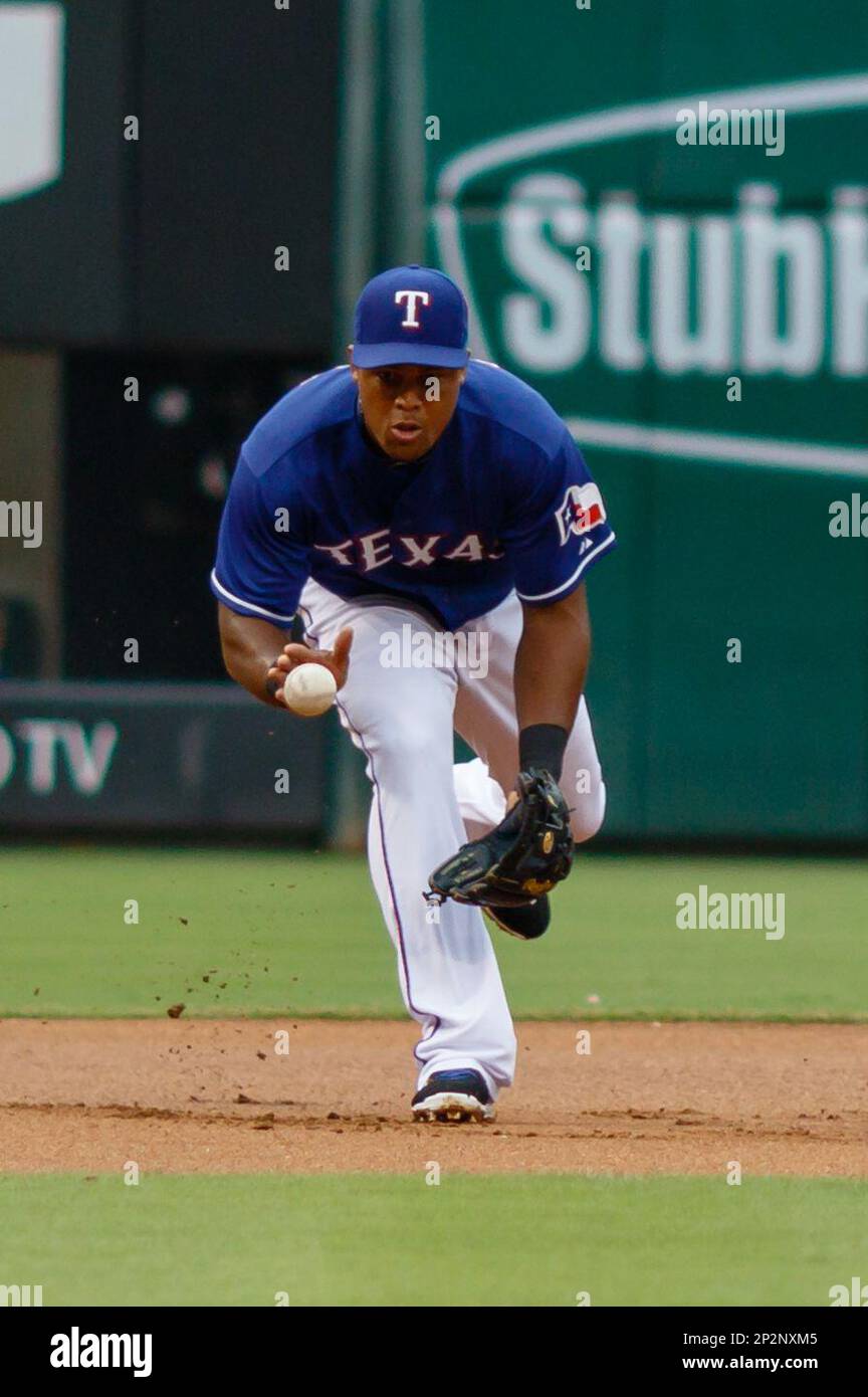 SURPRISE, AZ - FEBRUARY 25: Adrian Beltre #29 poses during Texas Rangers  photo day on February 25, 2014 in Surprise,…