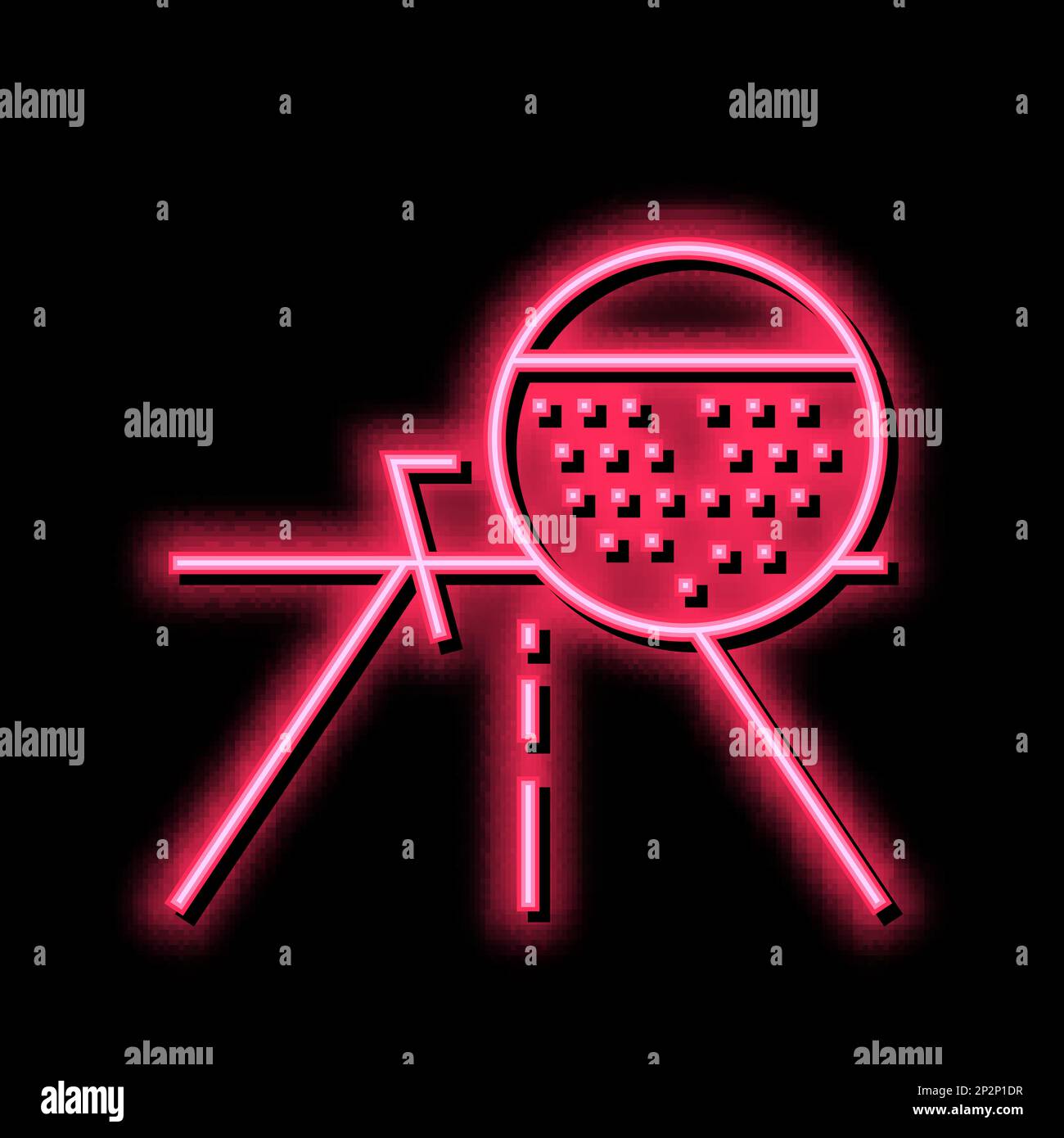 asphalt road neon glow icon illustration Stock Vector Image & Art - Alamy