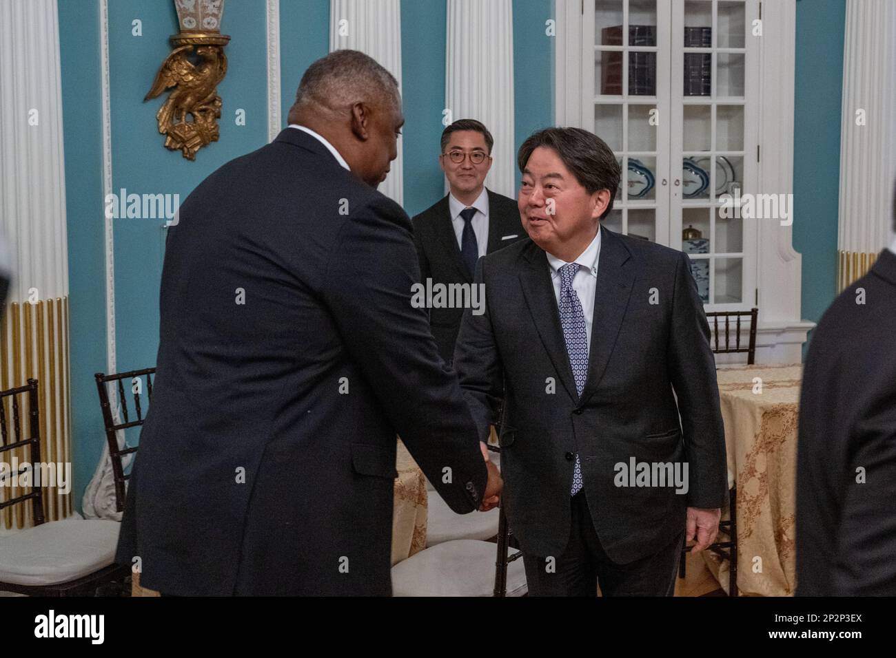 Secretary of state antony j blinken and secretary of defense lloyd j
