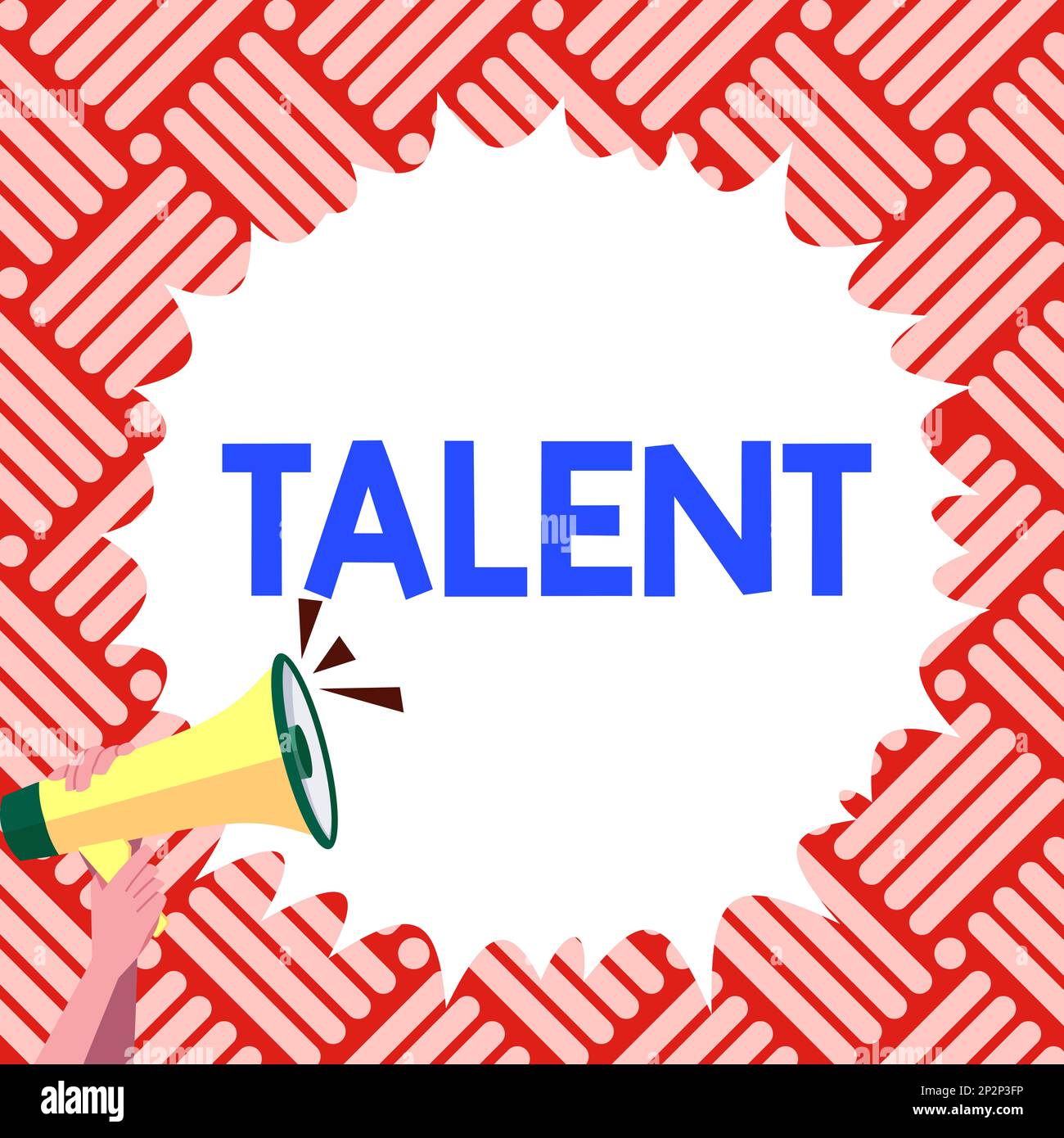Sign displaying Talent. Business showcase natural aptitude or skill at