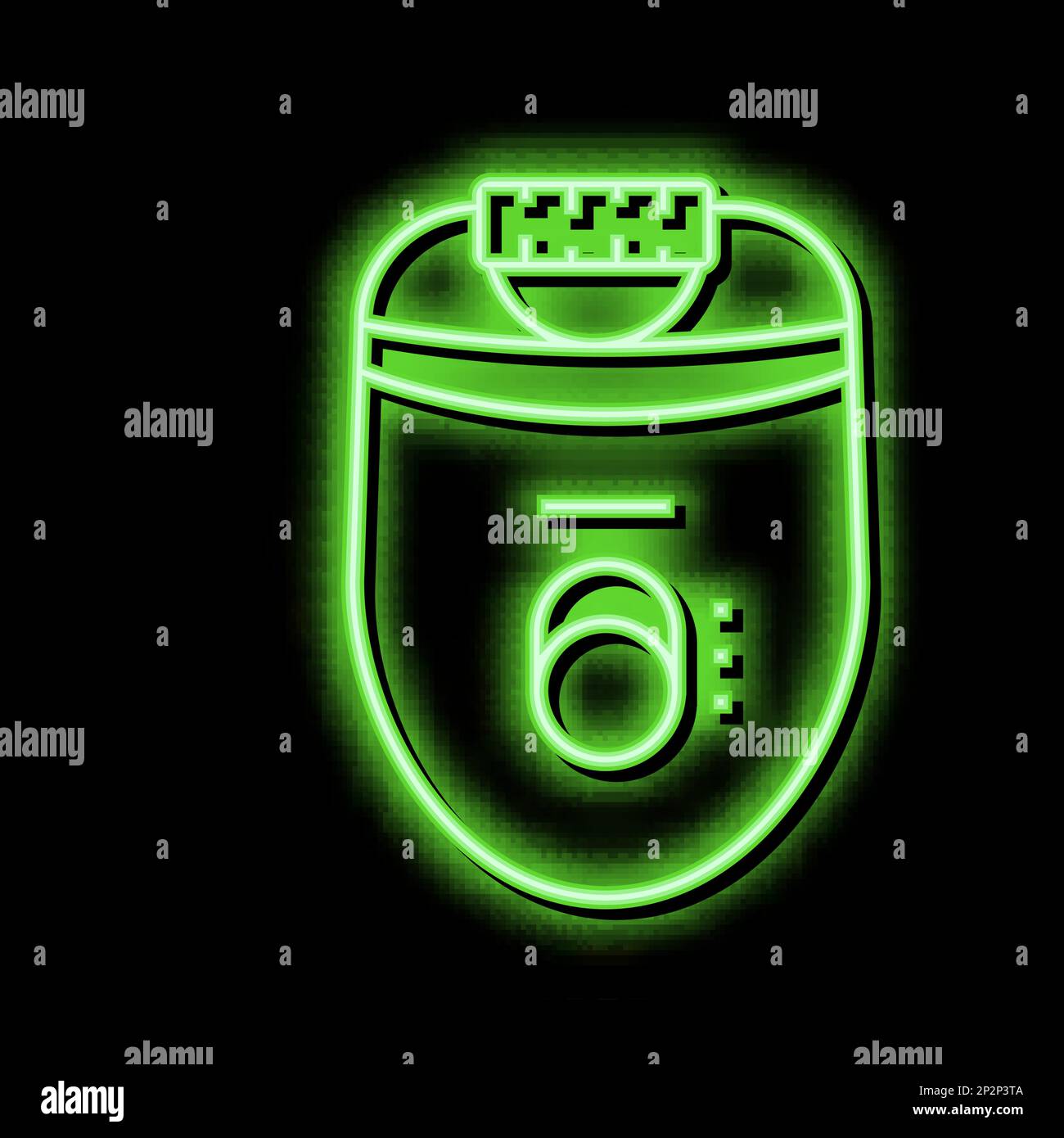 epilator device neon glow icon illustration Stock Vector Image & Art ...
