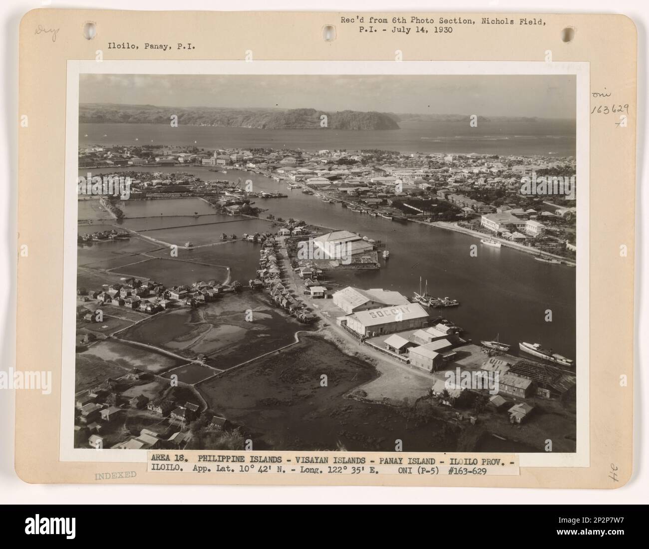 Panay View Philippine Island - Panay, Aerial Photograph Stock Photo - Alamy