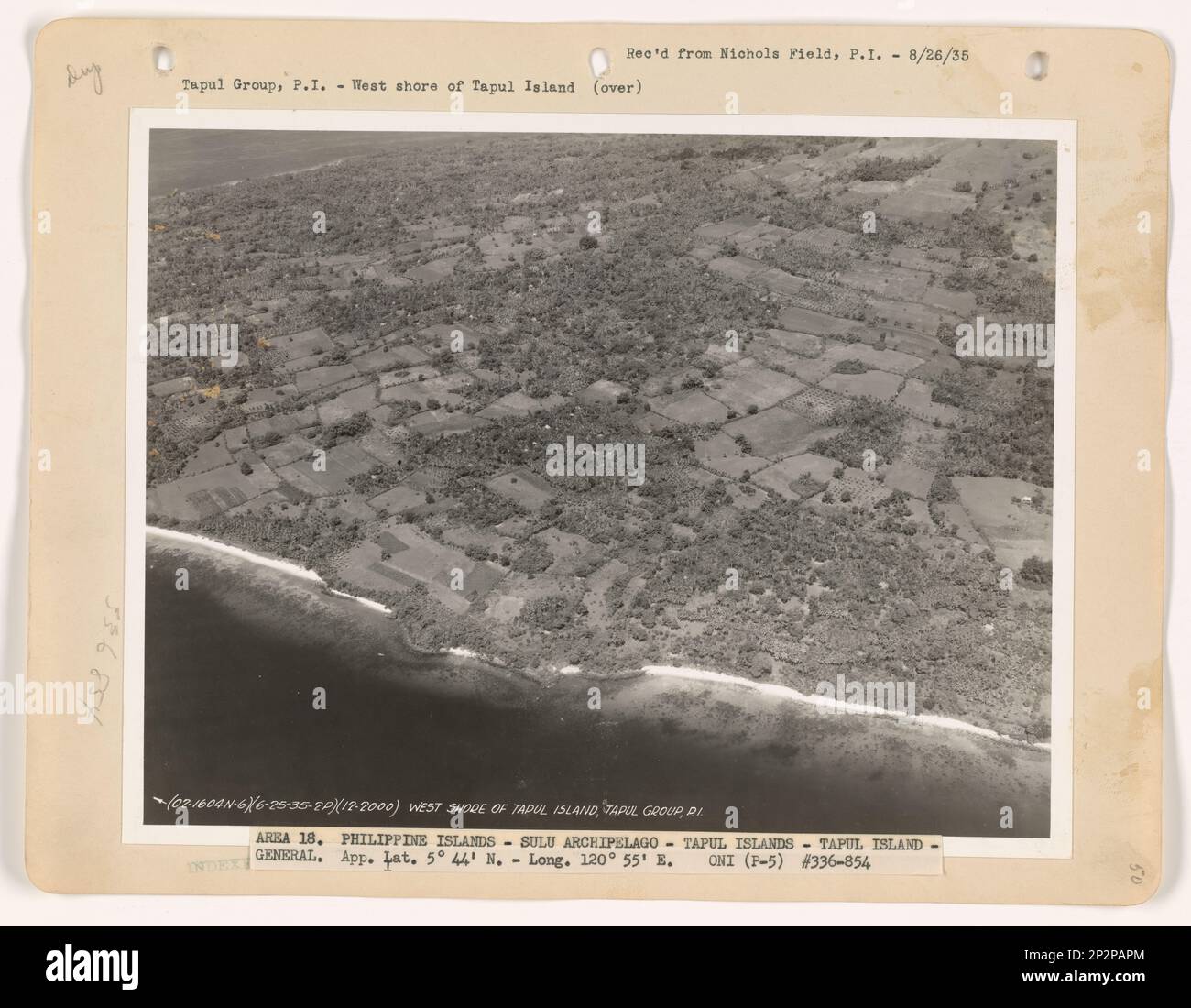 Philippine Island - Tapul Group, Aerial Photograph Stock Photo - Alamy