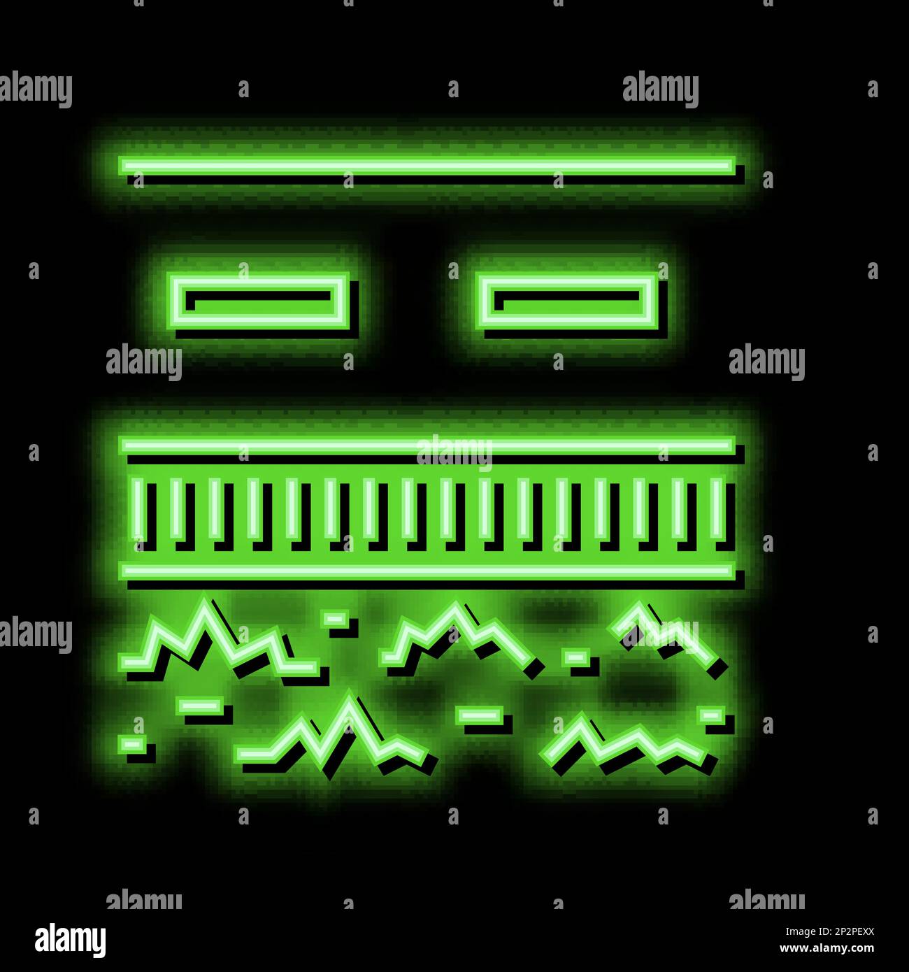 road drainage system neon glow icon illustration Stock Vector Image ...