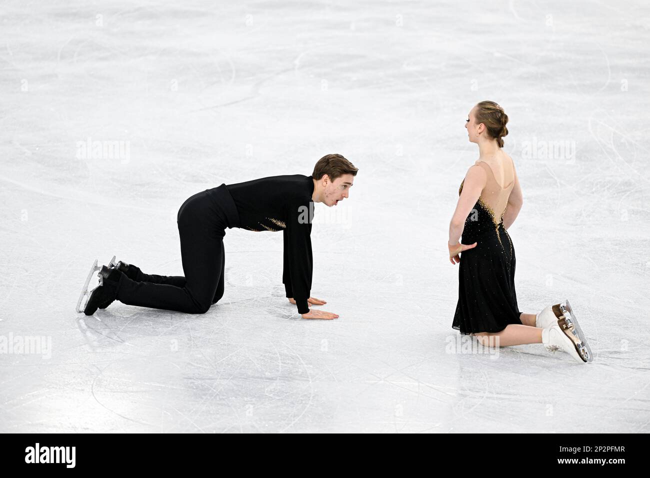 Katerina MRAZKOVA & Daniel MRAZEK (CZE), during Junior Ice Dance Free
