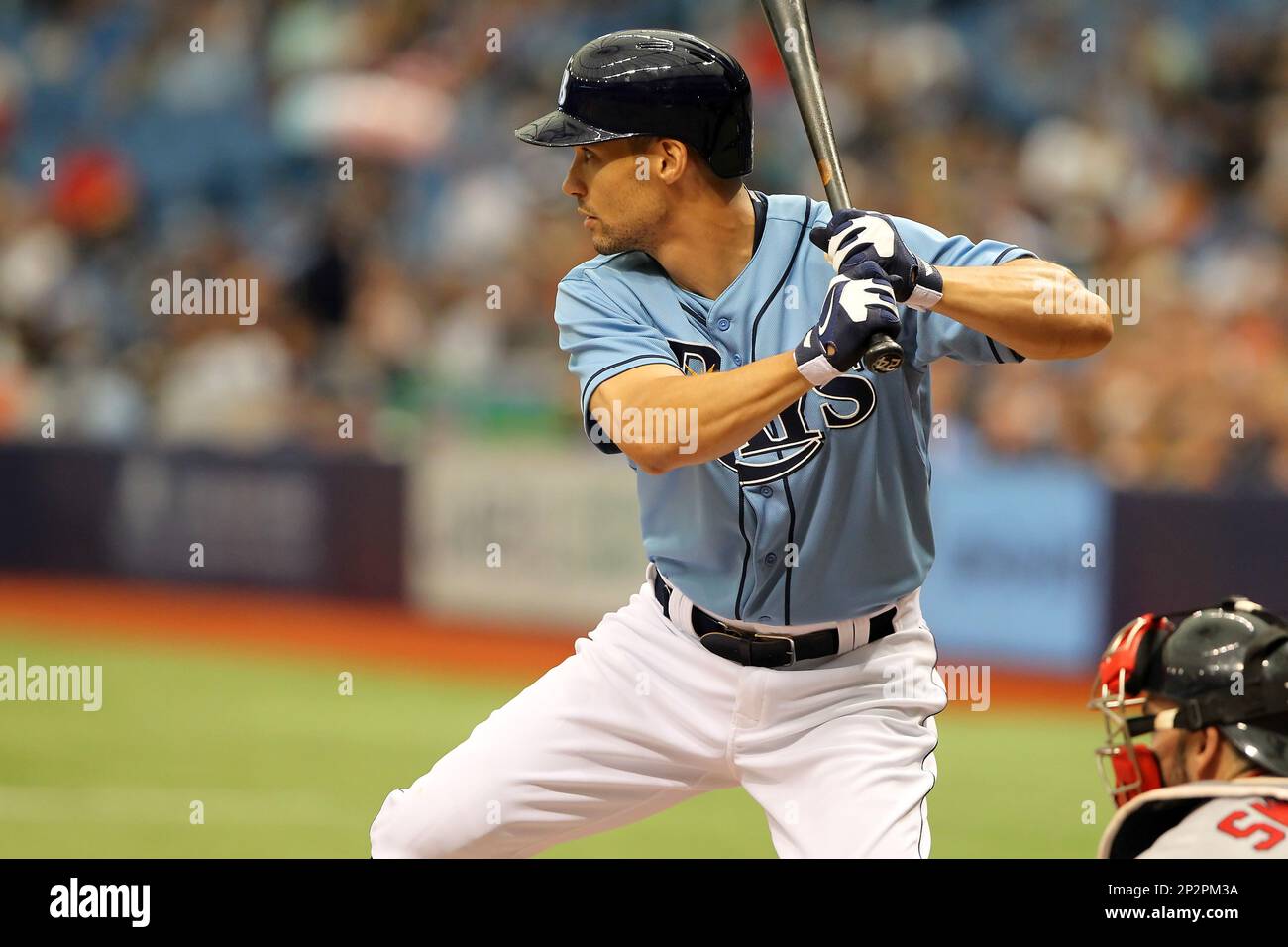 Tampa Bay Rays OF Grady Sizemore gets a subdued splashdown 