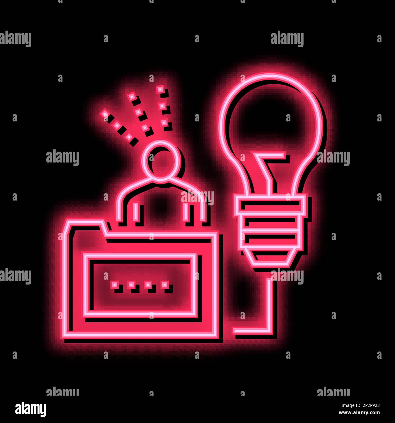 human business idea color icon vector illustration Stock Vector Image ...