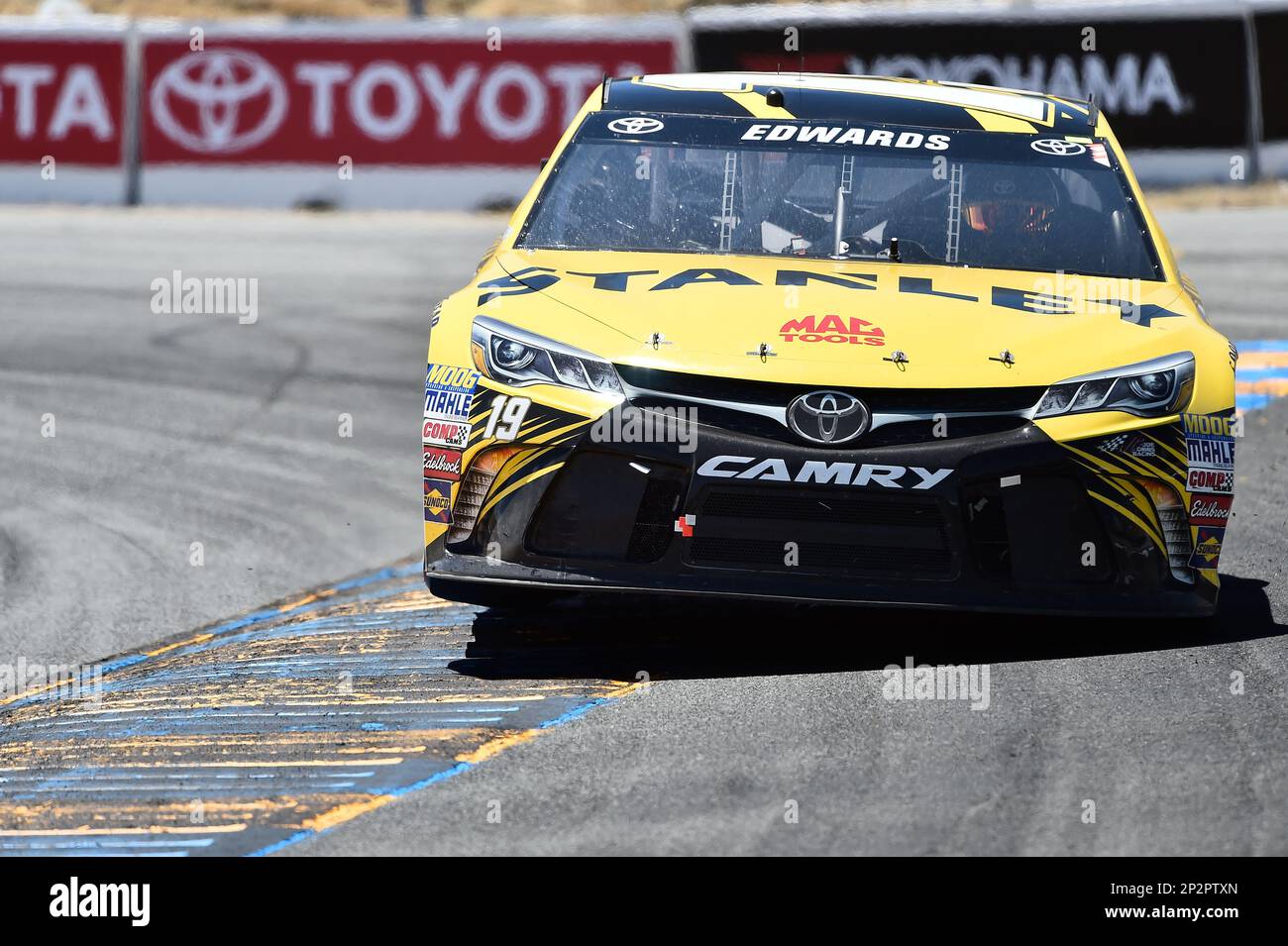2015 Carl Edwards #19 Stanley Toyota NASCAR Sprint Cup Postcard – Joe Gibbs Racing