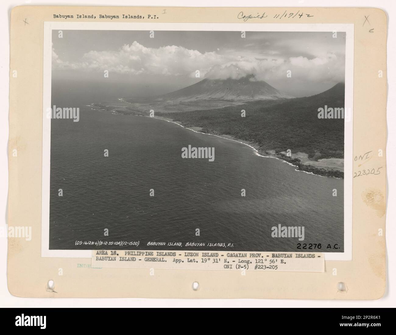 Philippine Island Babuyan Island, Aerial Photograph Stock Photo Alamy