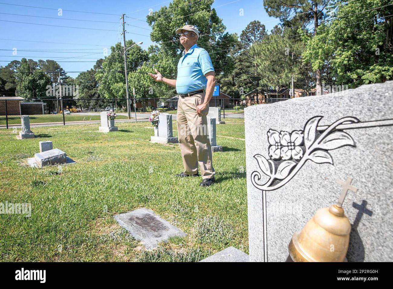 In this Friday, May 29, 2015 photo, Sam Barber stands in Brownhill