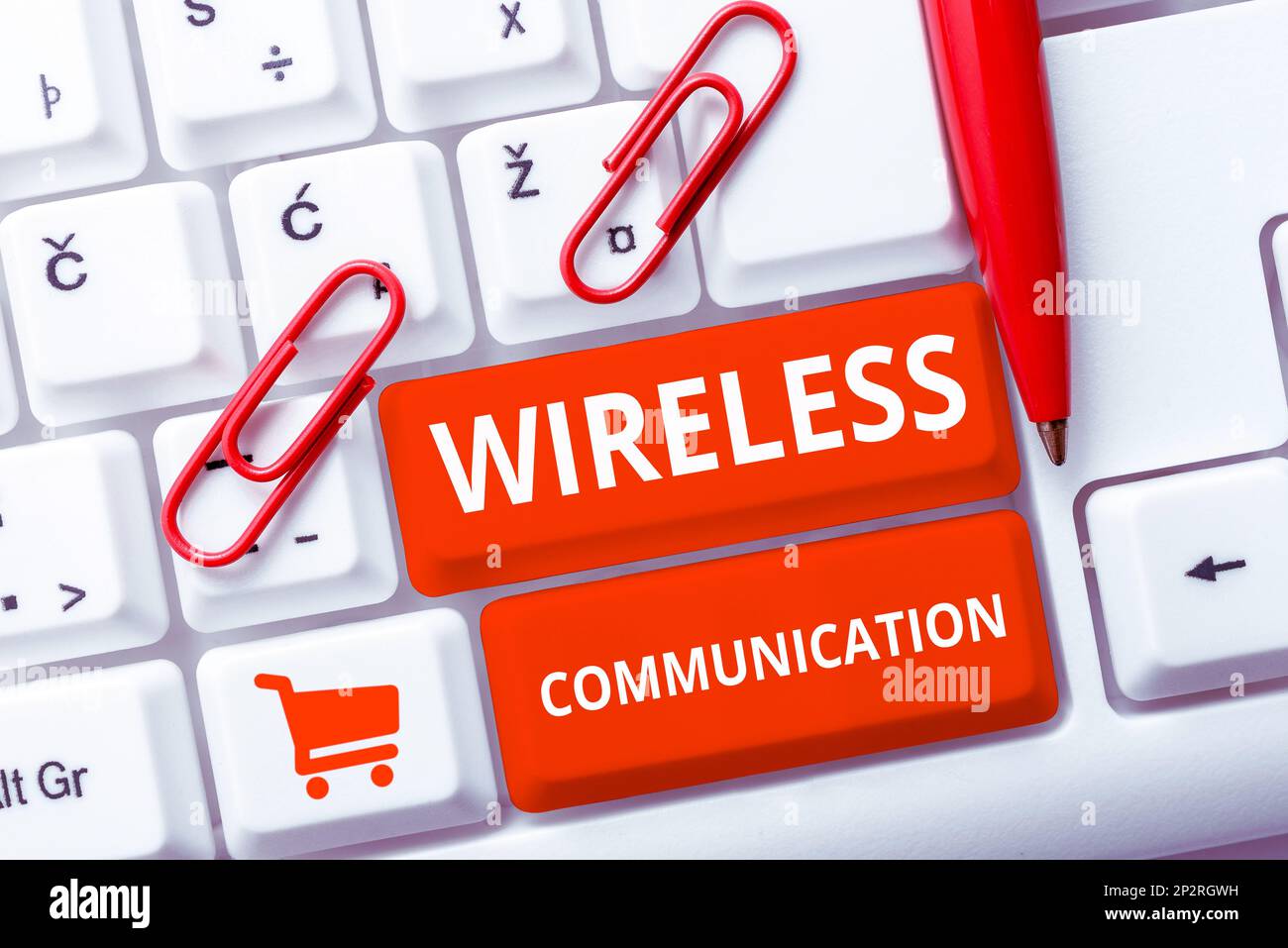 Conceptual display Wireless Communication. Concept methods of