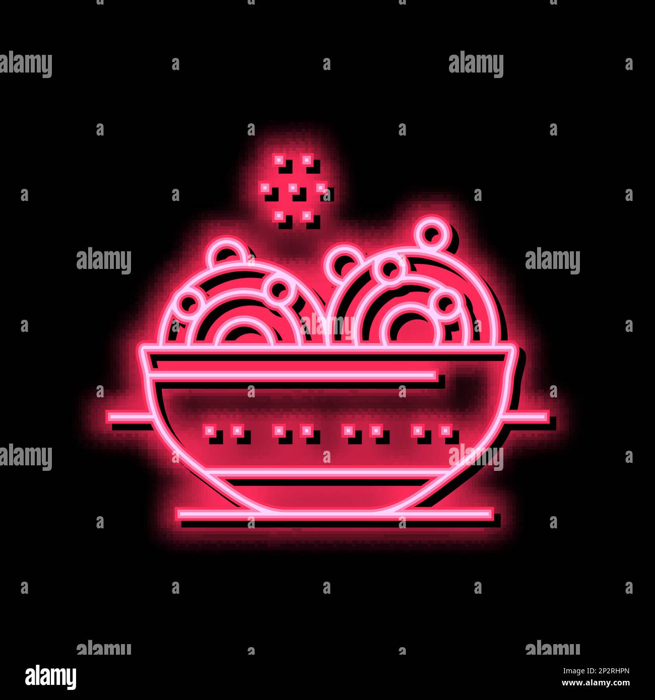 food with peas neon glow icon illustration Stock Vector Image & Art - Alamy