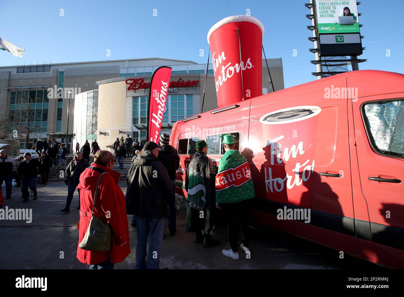 London Ontario Canada, March 3 2023. Day 2 of the Tim Hortons Brier is