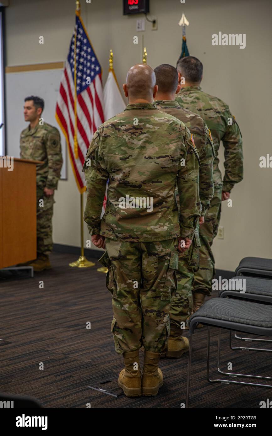 We had a great time supporting the Change of Command Ceremony of the DISA Army Reserve Element Det. 1. This ceremony was officiated by U.S. Army LTC Tomas D. Filipiak, Commander of DISA ARE, as we fare-welled Maj. John Pearse and welcomed Maj. Omar Pinon. Stock Photo