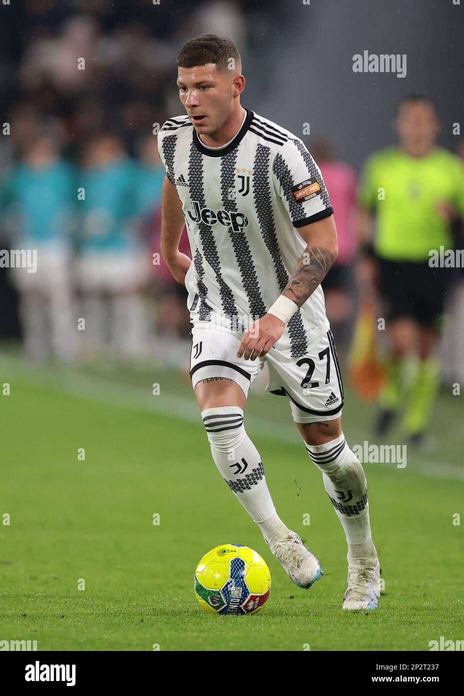 Turin, Italy, 2nd March 2023. Martin Palumbo of Juventus during the Serie C  match at Allianz Stadium, Turin. Picture credit should read: Jonathan  Moscrop / Sportimage Stock Photo - Alamy