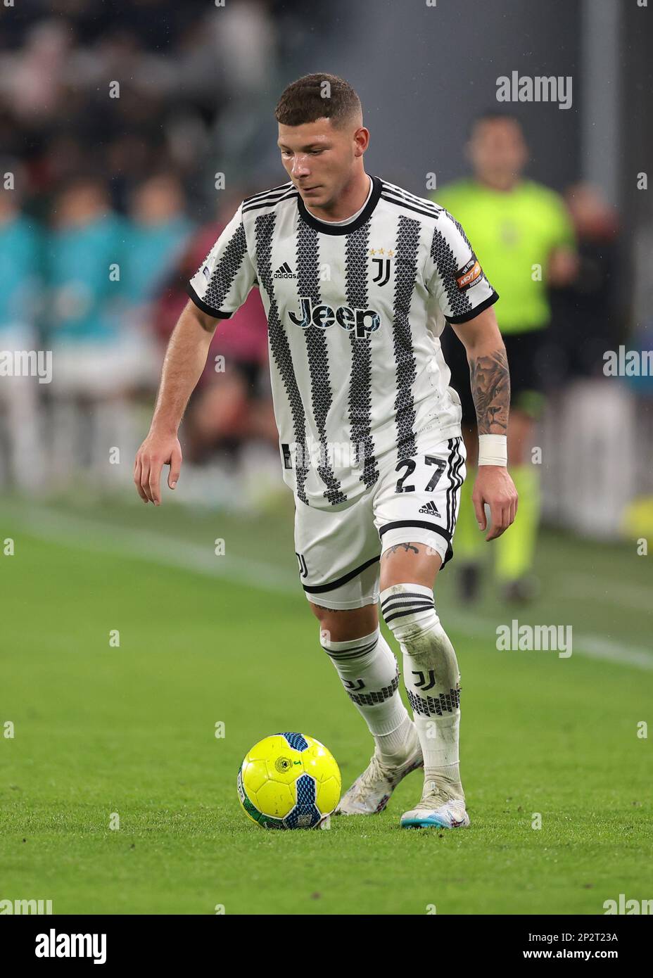 Turin, Italy, 2nd March 2023. Michele Besaggio of Juventus during the