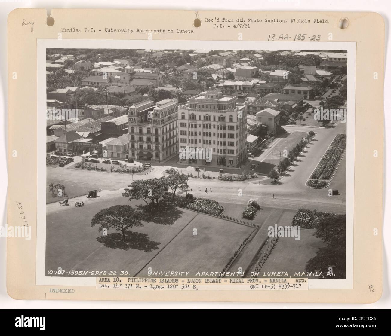 Philippine Island - Manila, Aerial Photograph Stock Photo - Alamy