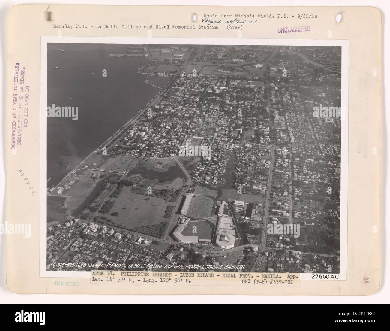 Philippine Island - Manila, Aerial Photograph Stock Photo - Alamy