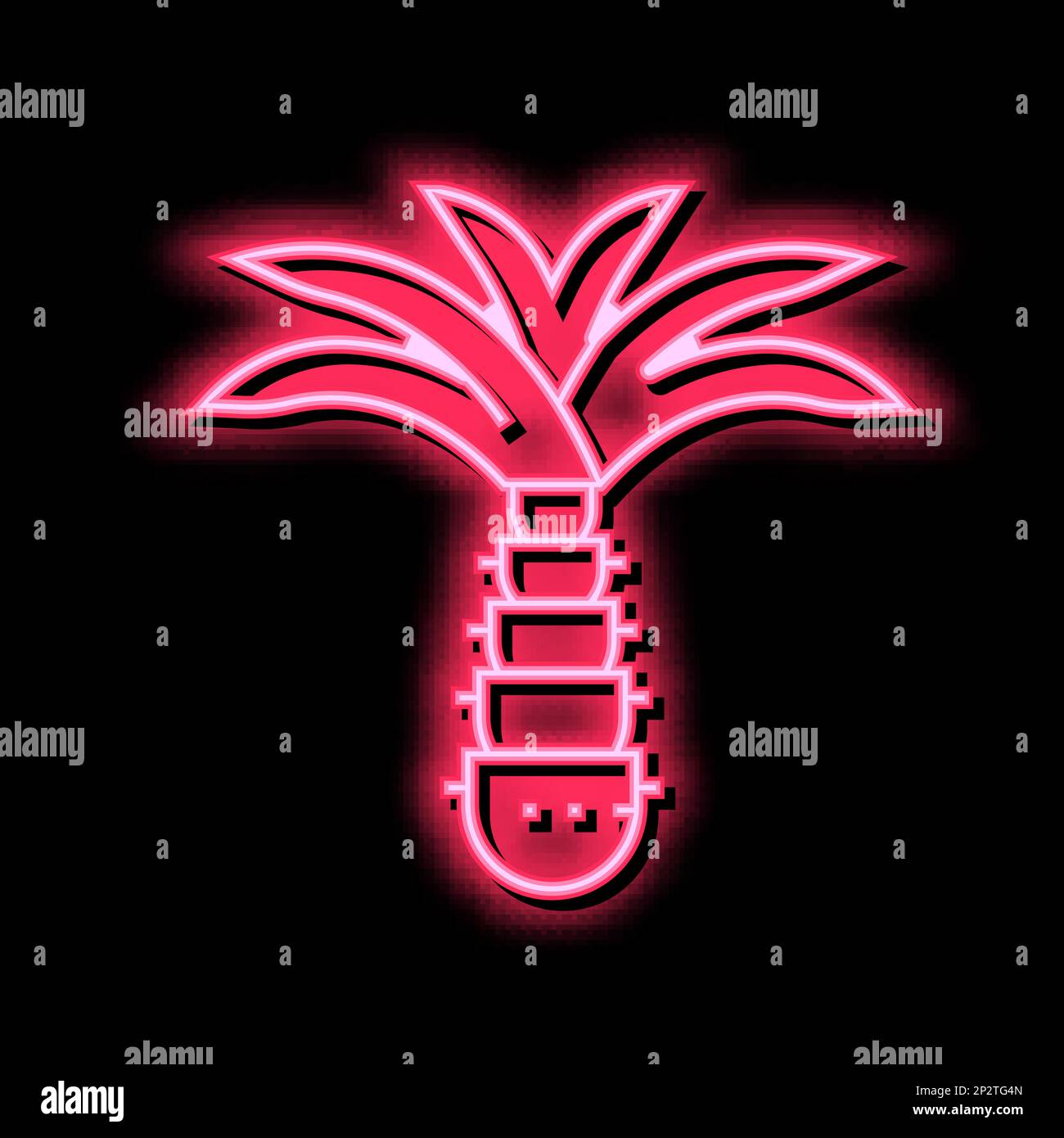 palm tree color icon vector illustration Stock Vector Image & Art - Alamy
