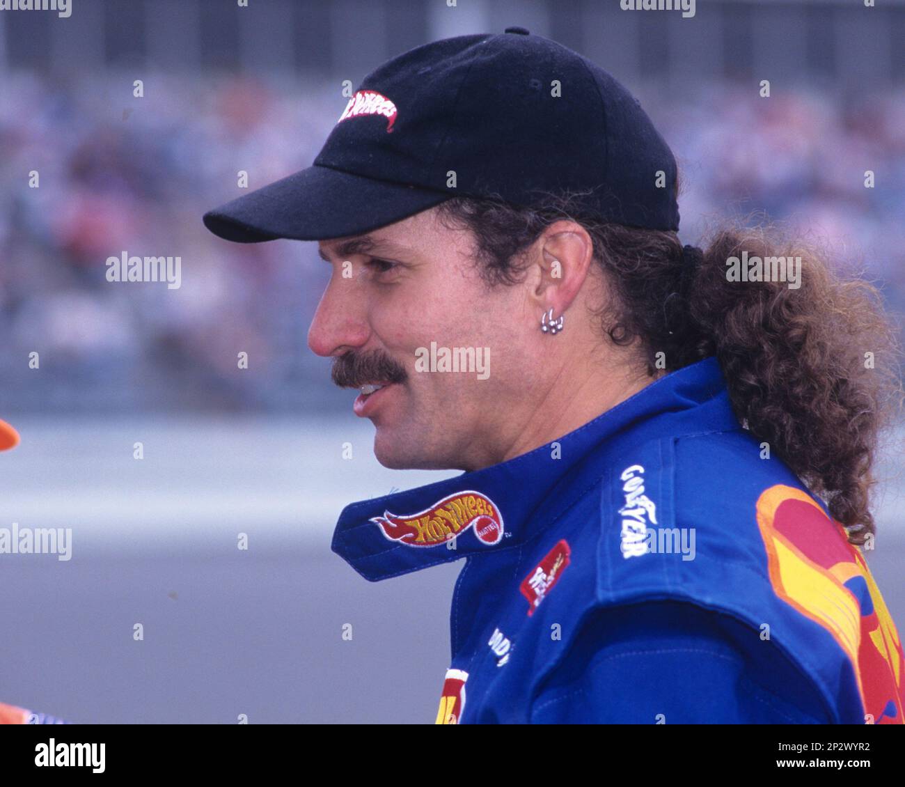 Race car driver Kyle Petty sets to drive the 44 car at Darlington in