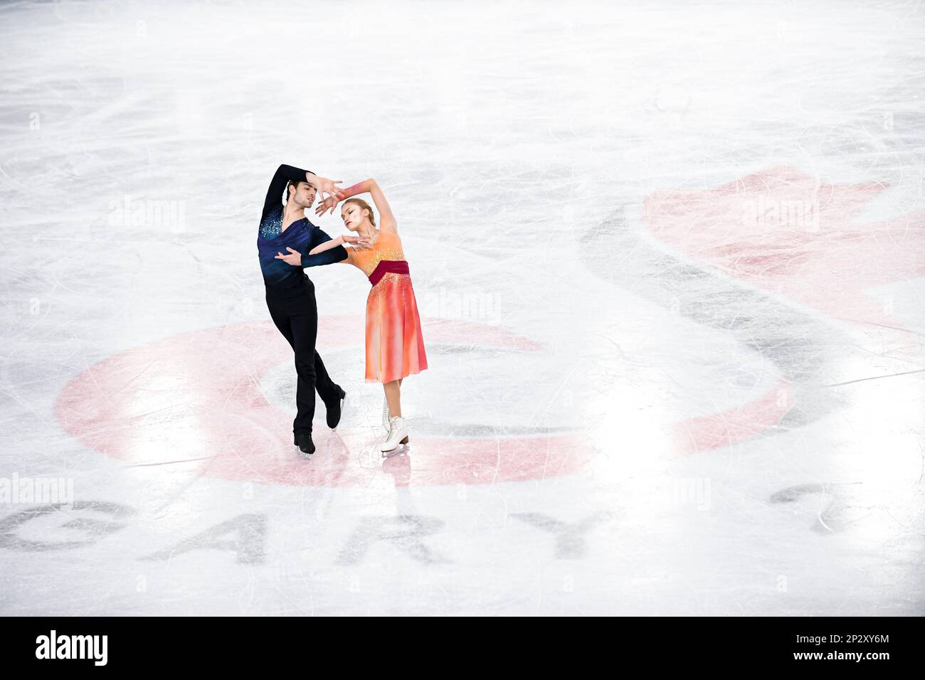 Phebe BEKKER & James HERNANDEZ (GBR), during Junior Ice Dance Free
