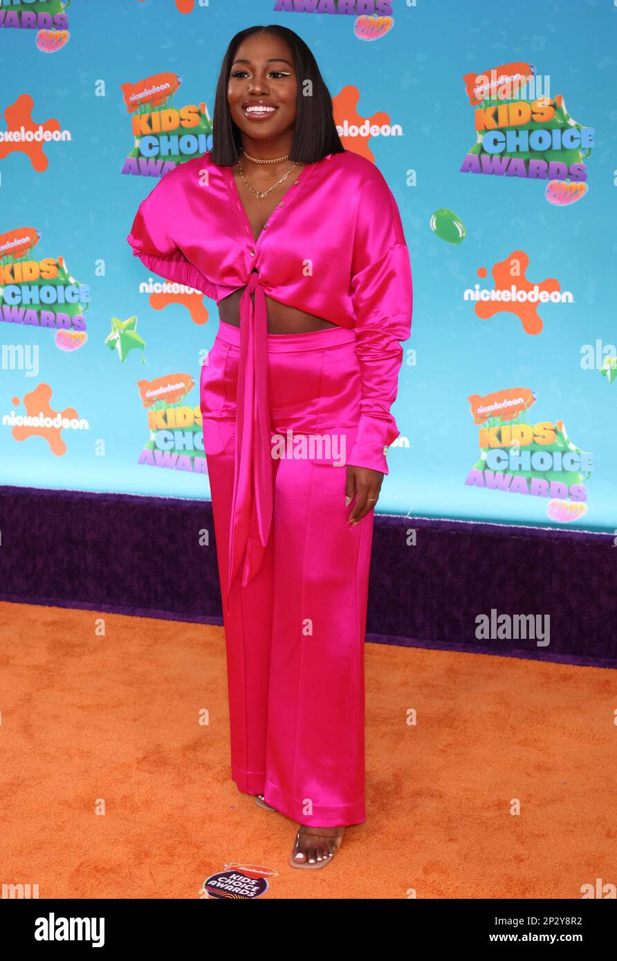 Xxx arrives at the Nickelodeon Kids Choice Awards on Saturday, March 4,  2023, at Microsoft Theater in Los Angeles. (Photo by Willy  SanjuanInvisionAP Stock Photo - Alamy