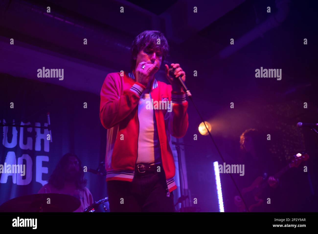 London, United Kingdom. 4th March 2023. Trampolene headline a show at Rough Trade East, Shoreditch, organised by Gorwelion Horizons BBC and Wales Arts Council to celebrate Wales Week. Cristina Massei/Alamy News Stock Photo