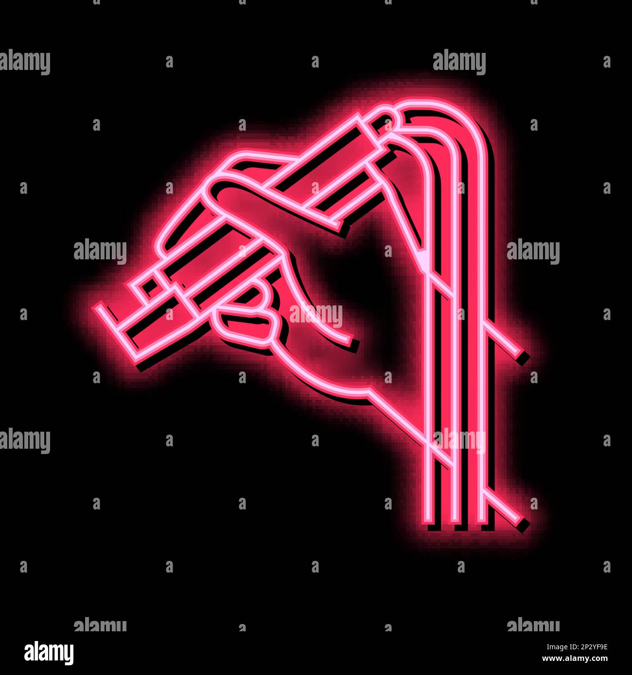 dye laser neon glow icon illustration Stock Vector Image & Art - Alamy